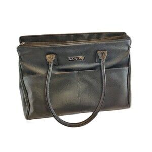 MARY KAY TRAVEL TOTE LARGE BLACK PURSE STARTER KIT CONSULTANT BAG/CASE
